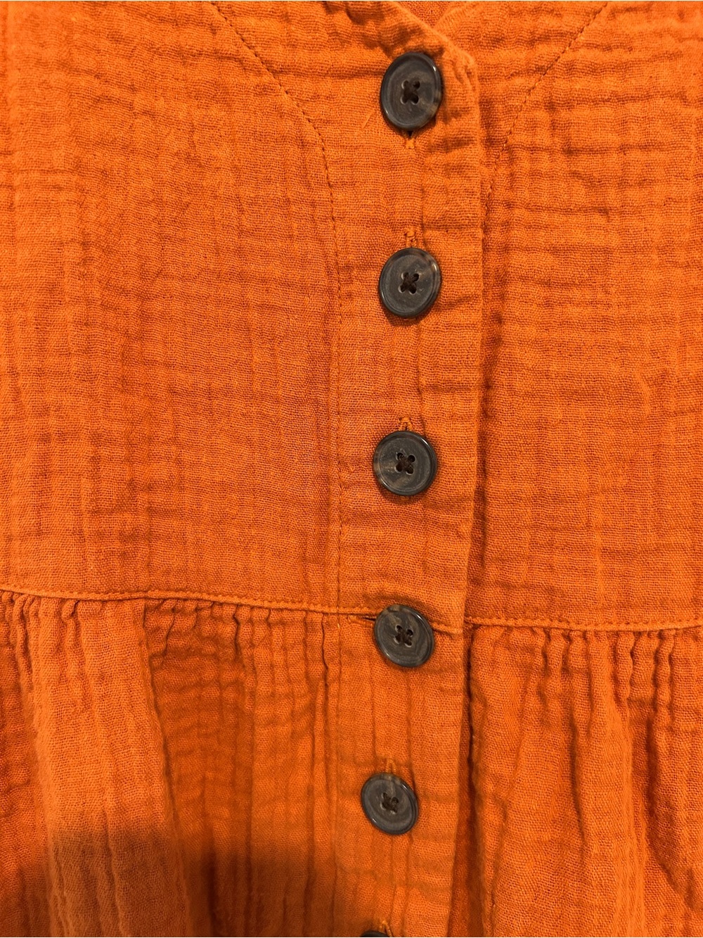 Madewell Lightspun Button-Front Mini Dress size small - Picture 4 of 8